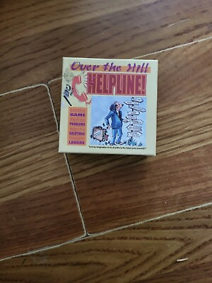 #ad OVER THE HILL HELPLINE Gag gift Game Used 2002