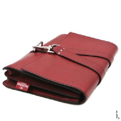 #ad VALENTINO Clutch bag GARAVANI Rockstuds Wine Red Leather Unisex 27.5×21.5×6cm