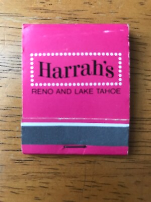 #ad Harrah#x27;s Worlds Greatest Entertainers Reno NV Vintage Matchbook Travel Souvenir