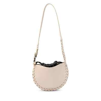 #ad Chloé Women#x27;s Mate Small Leather Drawstring Hobo Nude