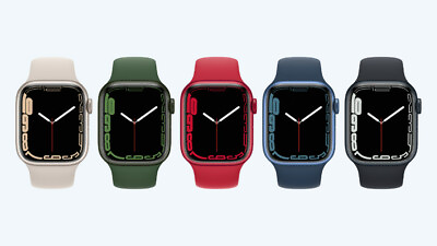 #ad Apple Watch Series 7 45mm GPS Cellular Aluminum Case Excellent