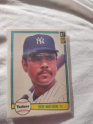 #ad 1982 Donruss #108 Bob Watson New York Yankees