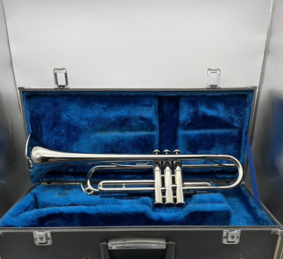#ad YAMAHA YTR 135 Trumpet Silver Color with Hard Case Used