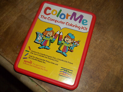 #ad Vintage Color Me The Computer Coloring Kit Commodore 64 C64 Programs