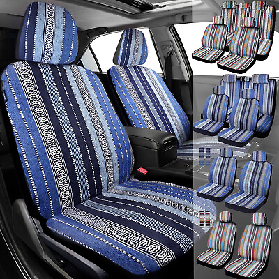 #ad For Chevrolet Car Seat Covers Baja Blanket Full Set Front Rear Protector Cushion