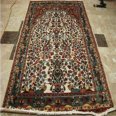 #ad 5 x 8 #x27; New Tree of Life Room Decorative Hand Knotted Wool Silk Carpet
