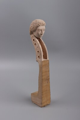 #ad New Violin Neck maple wood hand carved Violin Head DIY Violin Collection