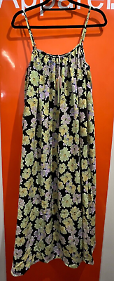 #ad Annorlunda Floral Maxi Smock Dress Size 10 New With Tag RRP £48 SF 1050