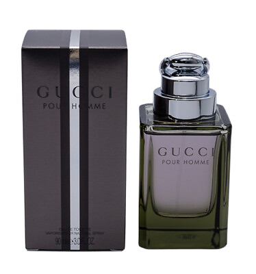 #ad Gucci Pour Homme by Gucci 3.0 oz EDT Cologne for Men New In Box