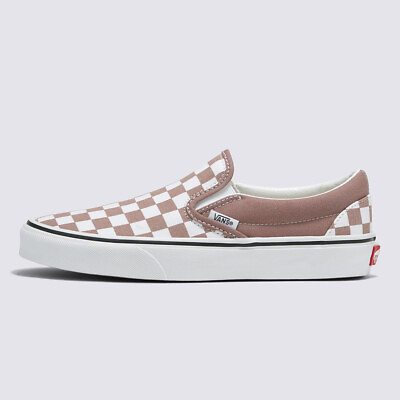 #ad New Vans Classic Slip On Color Theory Checkerboard Antler Pink Sneakers 2023