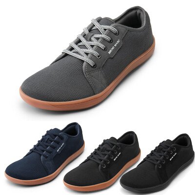 #ad #ad Men#x27;s Wide Toe Box Casual Barefoot Shoes Zero Drop Minimalist Sneakers Size 8 14