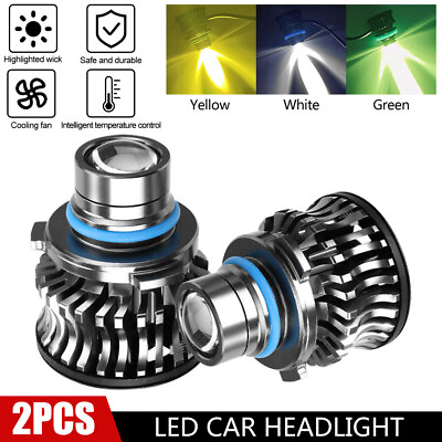 #ad 2PCS Pair Projector Lens LED Laser H11 9005 9006 Fog Light Lamp Headlight Bulbs