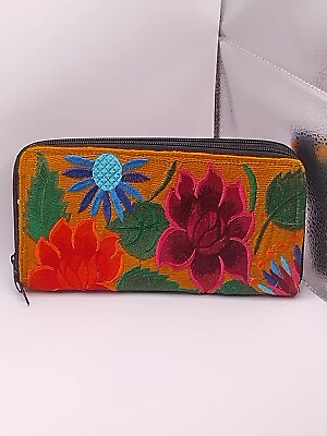 #ad Handcrafted Wallet Embroidered Wallet Ethnic Wallet Floral Wallet. A.