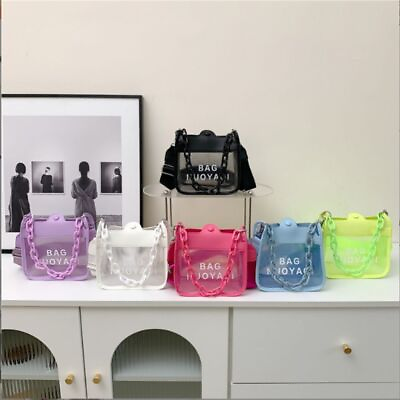 #ad Large Capacity Shoulder Bag PVC Crossbody Bag Fashion Messenger Bag Women