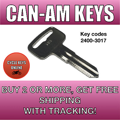 #ad Can Am Maverick Defender Outlander Keys Cut by Code to key codes 2400 3017