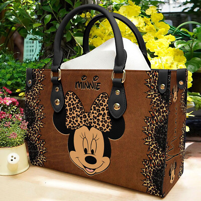 #ad Minnie Handbag Disney Leather Handbag Custom Minnie Women Leather Bag