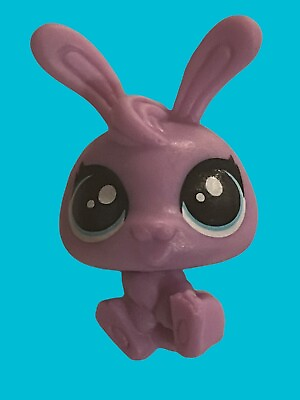 #ad Littlest Pet Shop Mini Purple Rabbit No # Series 4 2019