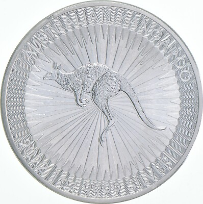 #ad 2022 Australia 1 Silver Dollar Australian Kangaroo 1 oz Silver