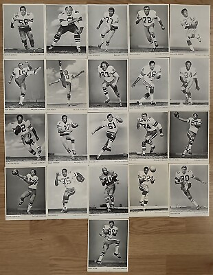 #ad Set Of 21 Dallas Cowboys 1972 Press Photos: Ditka Reeves Hill Hayes Lilly…