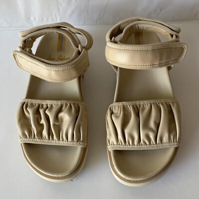 #ad Sam Edelman Women Edythe Leather Ankle Strap Sport Sandals Shoe size 6 Sand colr