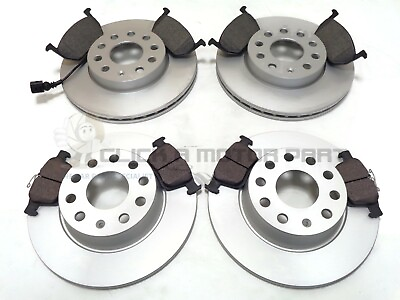 #ad VW GOLF MK7 2013 2017 FRONT amp; REAR BRAKE DISCS AND PADS SET CHECK FRONT DISCS
