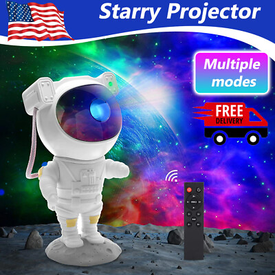 #ad Astronaut Projector Galaxy Starry Sky Night Light Ocean Star LED Lamp Remote