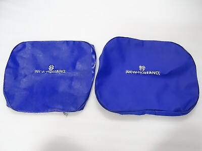 #ad Fit For New Holland Tractor Blue Colour Bottom And Rear Seat Cover #23A9