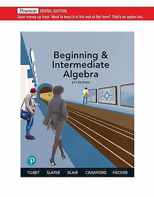 #ad Beginning amp; Intermediate Algebra Paperback by unknown author Very Good