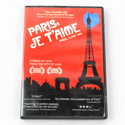 #ad Paris Je T#x27;Aime DVD Movie Paris I Love You 2006 Victoires International