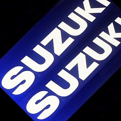 #ad Suzuki GLOSS WHITE decals 750 stickers 600 gsxr 1000 sv 650 250 gsx f 8r moto gp