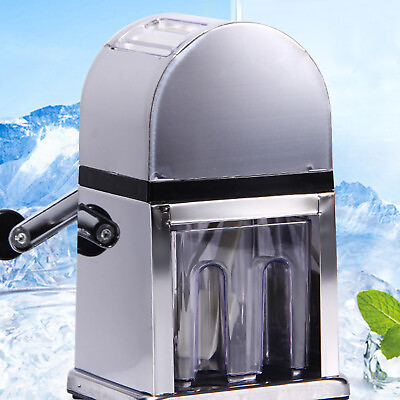 #ad Commercial Ice Shaver Machine Ice Crusher Snow Cone Maker for Snack Bar