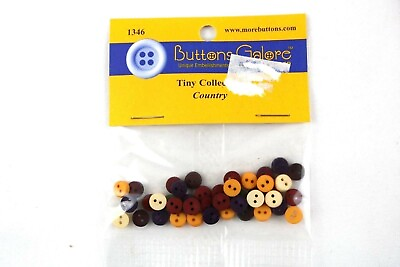 #ad NEW Buttons Galore Tiny Collection 1346 Country Craft Sewing Scrapbook