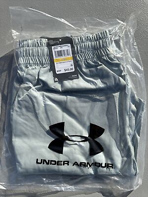 #ad Under Armour Men’s Elevated Woven 2.0 Shorts 1362289 011 Gray Size Medium