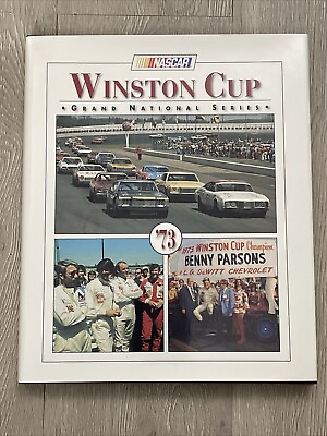 #ad NASCAR WINSTON CUP Yearbook 1973 Grand National Series Hardcover Dust Jacket