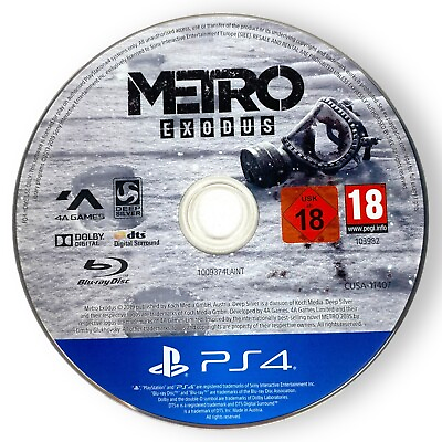 #ad Metro Exodus Sony PlayStation 4 Disc Only