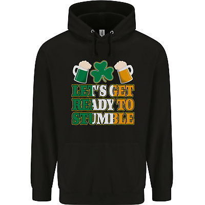 #ad Lets Get Ready Stumble St Patricks Day Mens 80% Cotton Hoodie