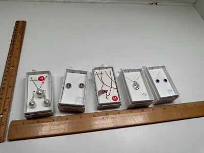 #ad Lovisa Costume Jewelry Earrings Necklaces Diamond Simulants