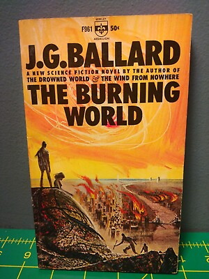 #ad The Burning World J.G. Ballard 1st Berkley Medallion PB 1964 VG SIGNED