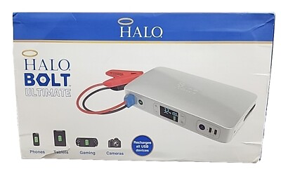 #ad Halo Bolt Ultimate Portable Power Jump Starter Air Compressor 55500 mWh