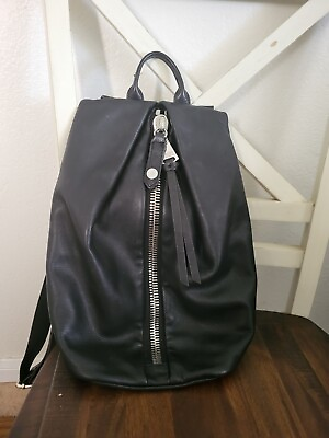 #ad Aimee Kestenberg Tamitha Backpack Purse Black Glove Leather