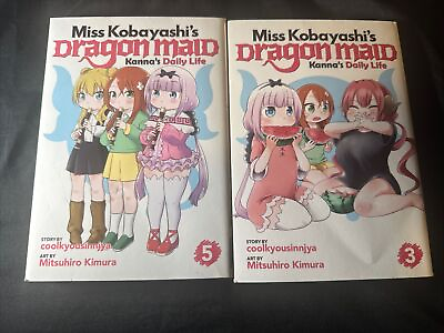 #ad Miss Kobayashis Dragon Maid Kannas Daily Life Volume 3 amp; 5 Manga Oop Paperback