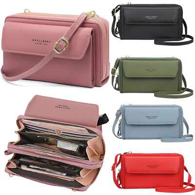 Women#x27;s Cross Body Small Cell Phone Handbag Designer Shoulder Bag Purse Wallet $16.50