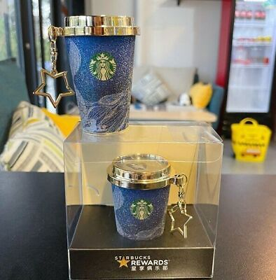 #ad New Starbucks Keychain Popular New Product Mini Water Cup Keychain Pendant