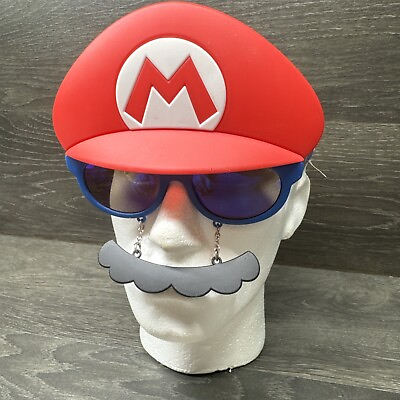 #ad Nintendo Super Mario Bros Sunglasses Sun Staches of the Character Mario 2016 NEW