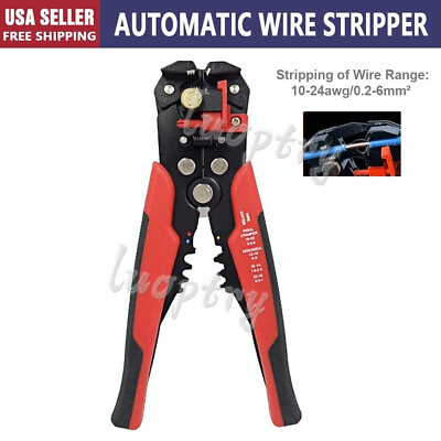 #ad SELF ADJUSTABLE AUTOMATIC CABLE WIRE CRIMPER CRIMPING TOOL STRIPPER PLIER CUTTER