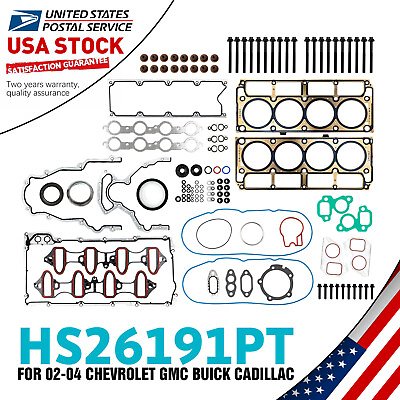 #ad New OEM Durable Head Gasket Set W Bolts For 04 14 Tahoe 4.8 amp; 5.3 OHV HS26191PT