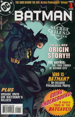 #ad Batman Secret Files #1 FN; DC Origins we combine shipping