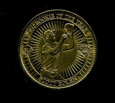 #ad 1998 Pinnacle Coin Scott Rolen Limited Edition #M6 Phillies RARE