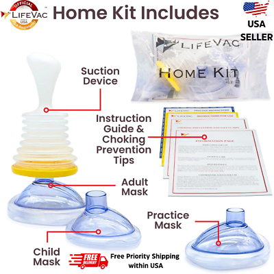 #ad LifeVac Portable Home Kit First Aid Anti Choking Device for Adult and Children