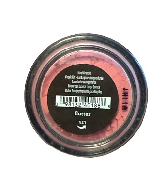 #ad bareMinerals Cheek Tint Flutter .02oz 57g Pink Blush New Sealed New 53 HU272